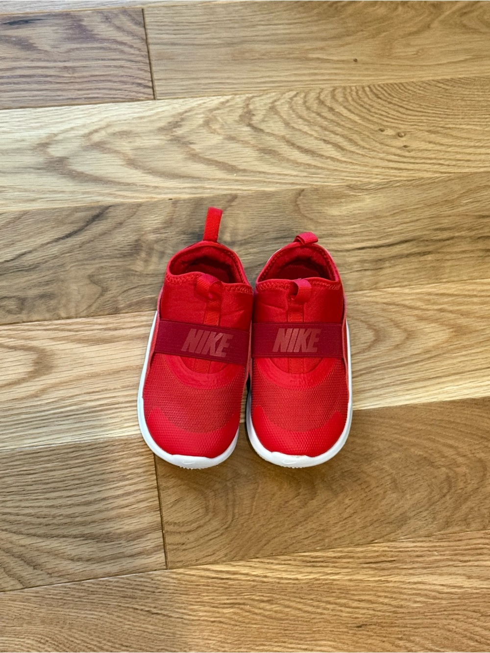 Nike Kids Red Slip-On Sneakers
